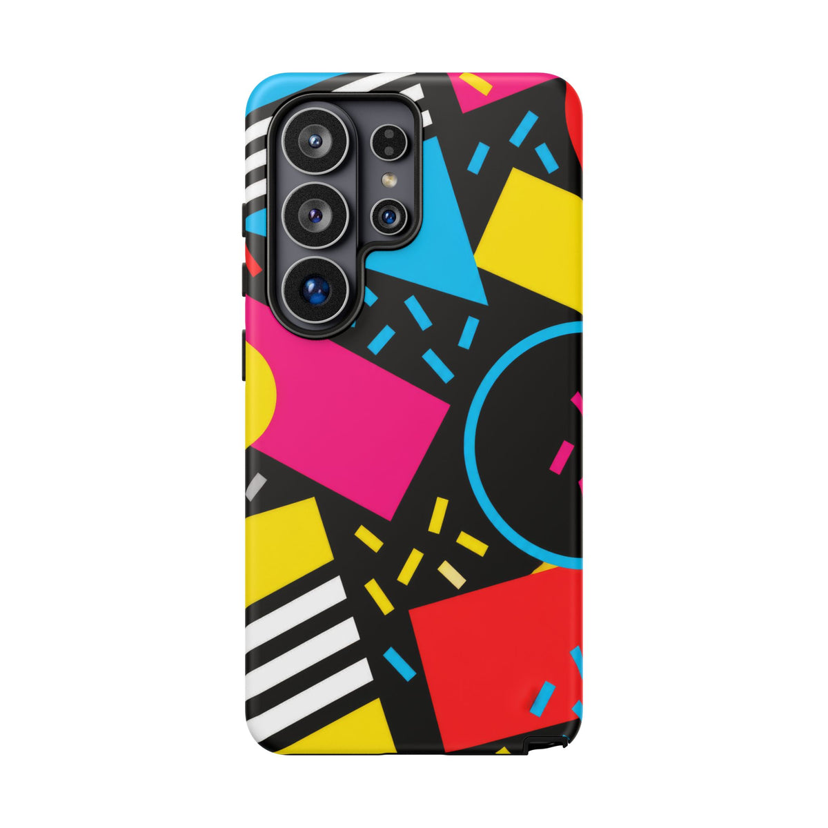 Midnight Confetti Samsung Galaxy Tough Case | Bright Abstract on Black