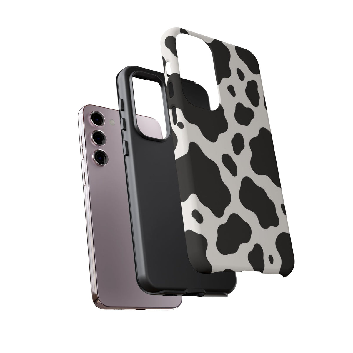 Classic Holstein Samsung Galaxy Tough Case | Black & White Cow Print