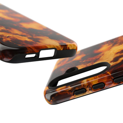 Amber Marble Samsung Galaxy Tough Case | Amber Mosaic
