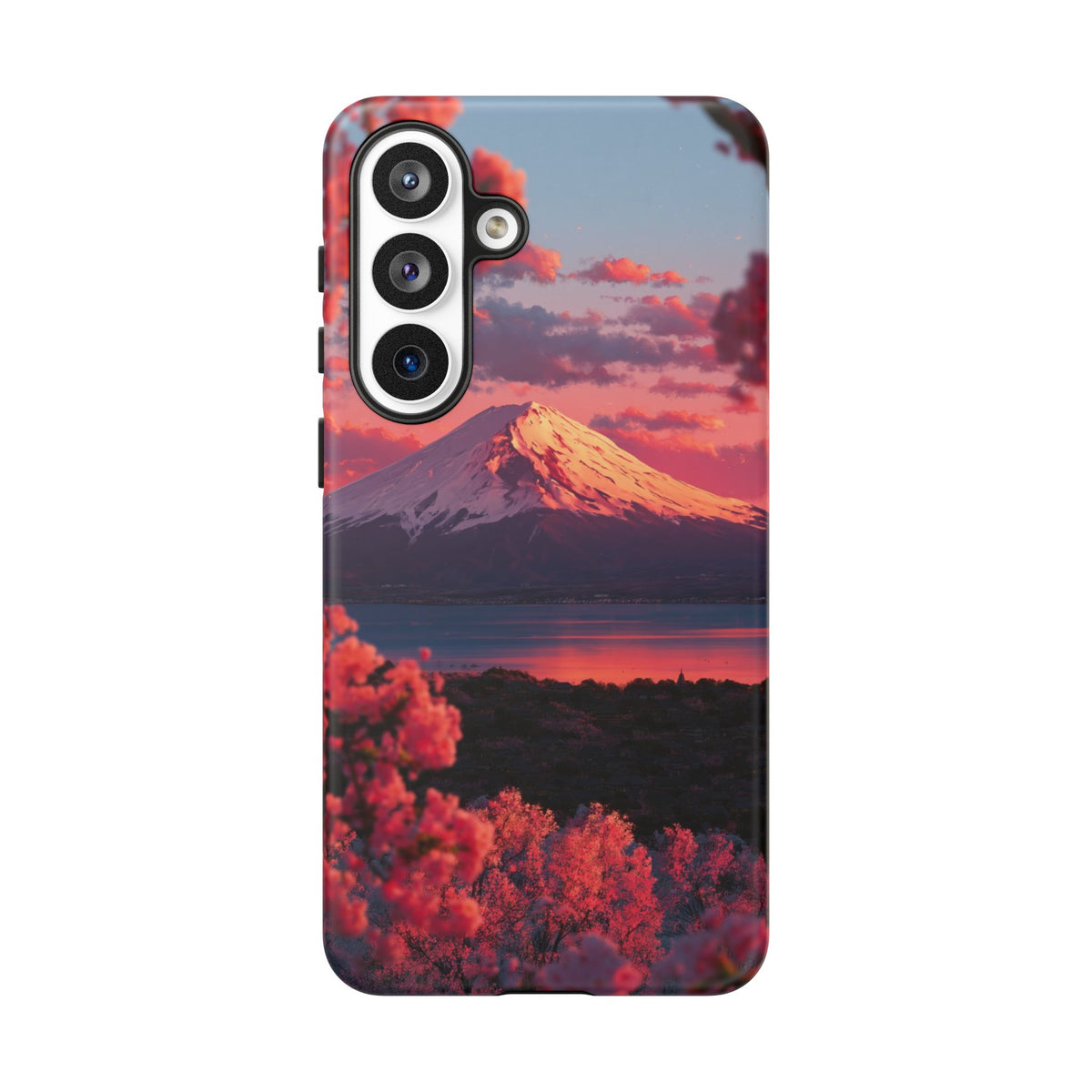 Fuji Rose Horizon Samsung Galaxy Tough Phone Case