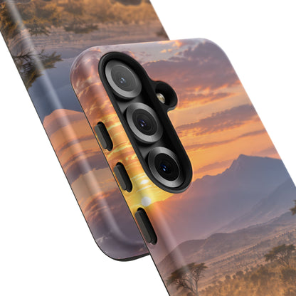 Elephants at First Light Samsung Galaxy Tough Case | african elephants