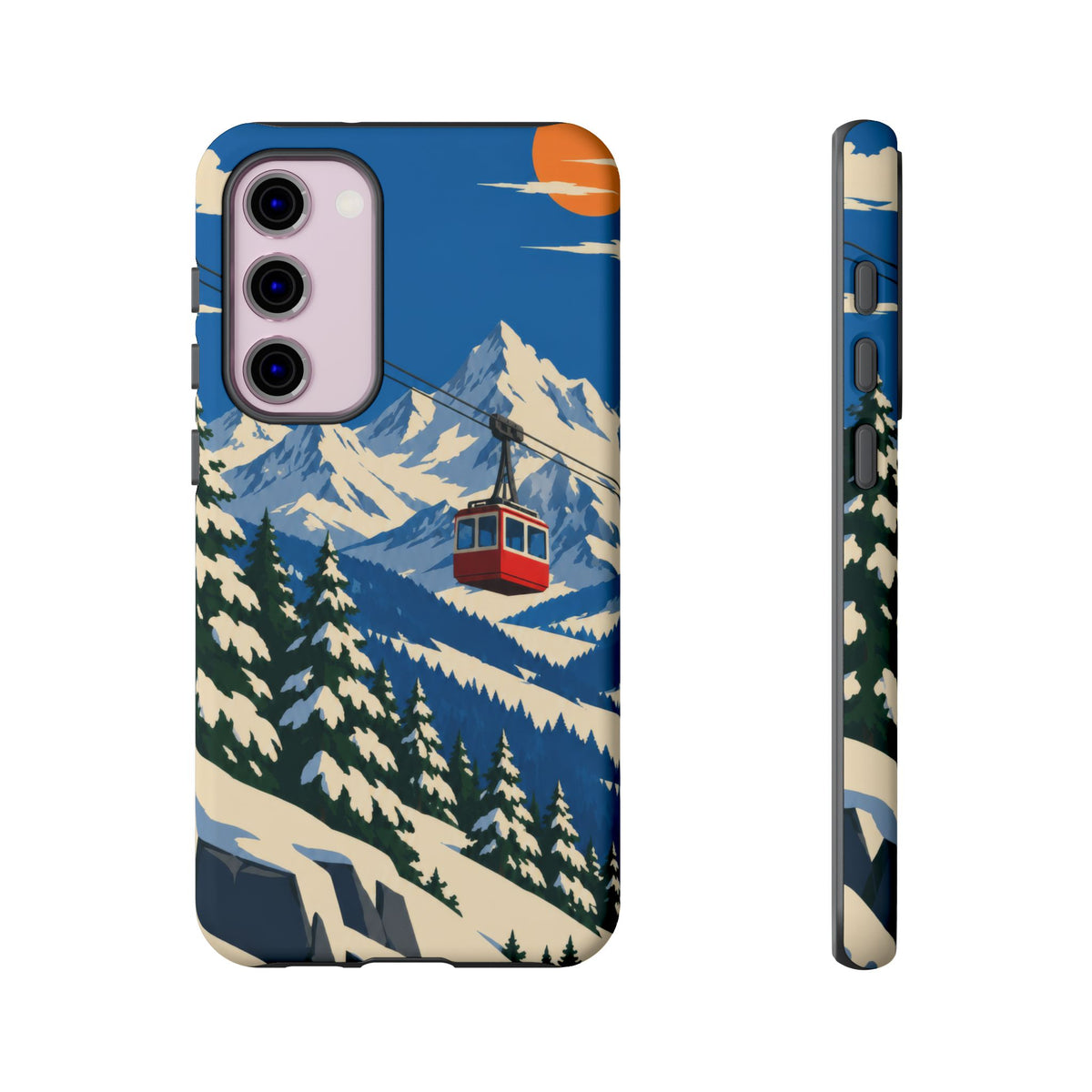 Swiss Skiing — Lift to the Sky Samsung Galaxy Tough Case