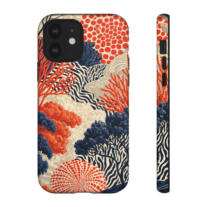 Coral Current iPhone Tough Phone Case