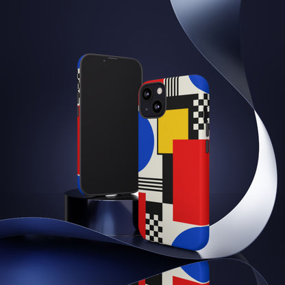 Primary Frequency iPhone Tough Case | Primary Color Geometry