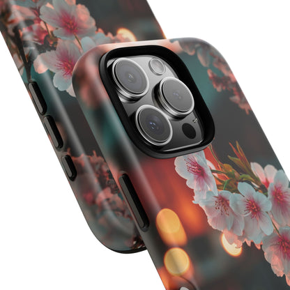 Kyoto Blossom Lanterns iPhone Tough Phone Case