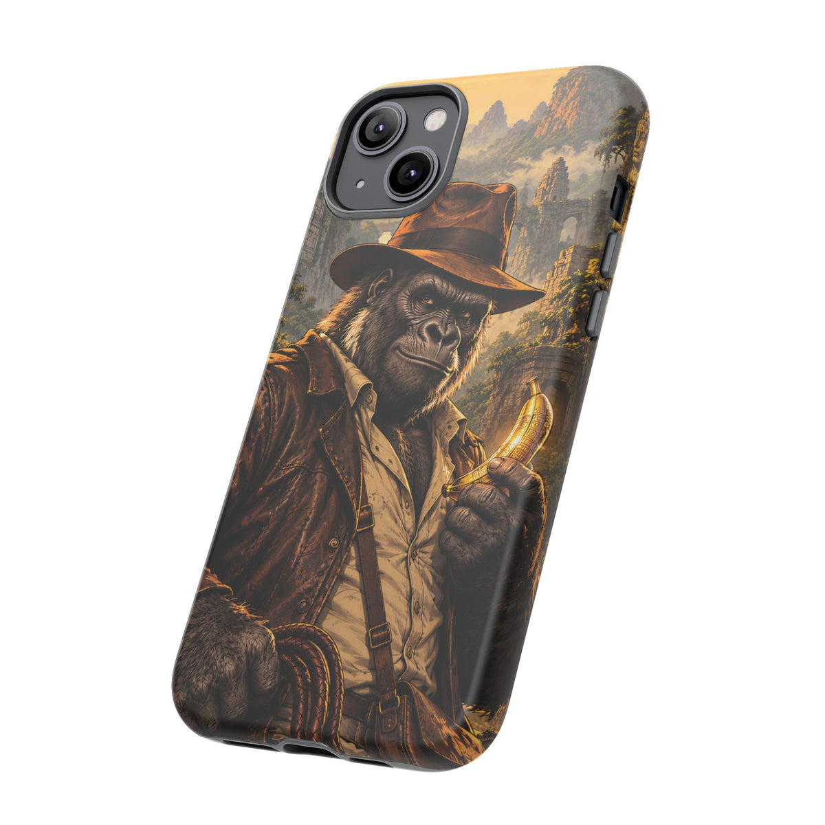 Adventure Gorilla iPhone Tough Case | Temple of Bananas