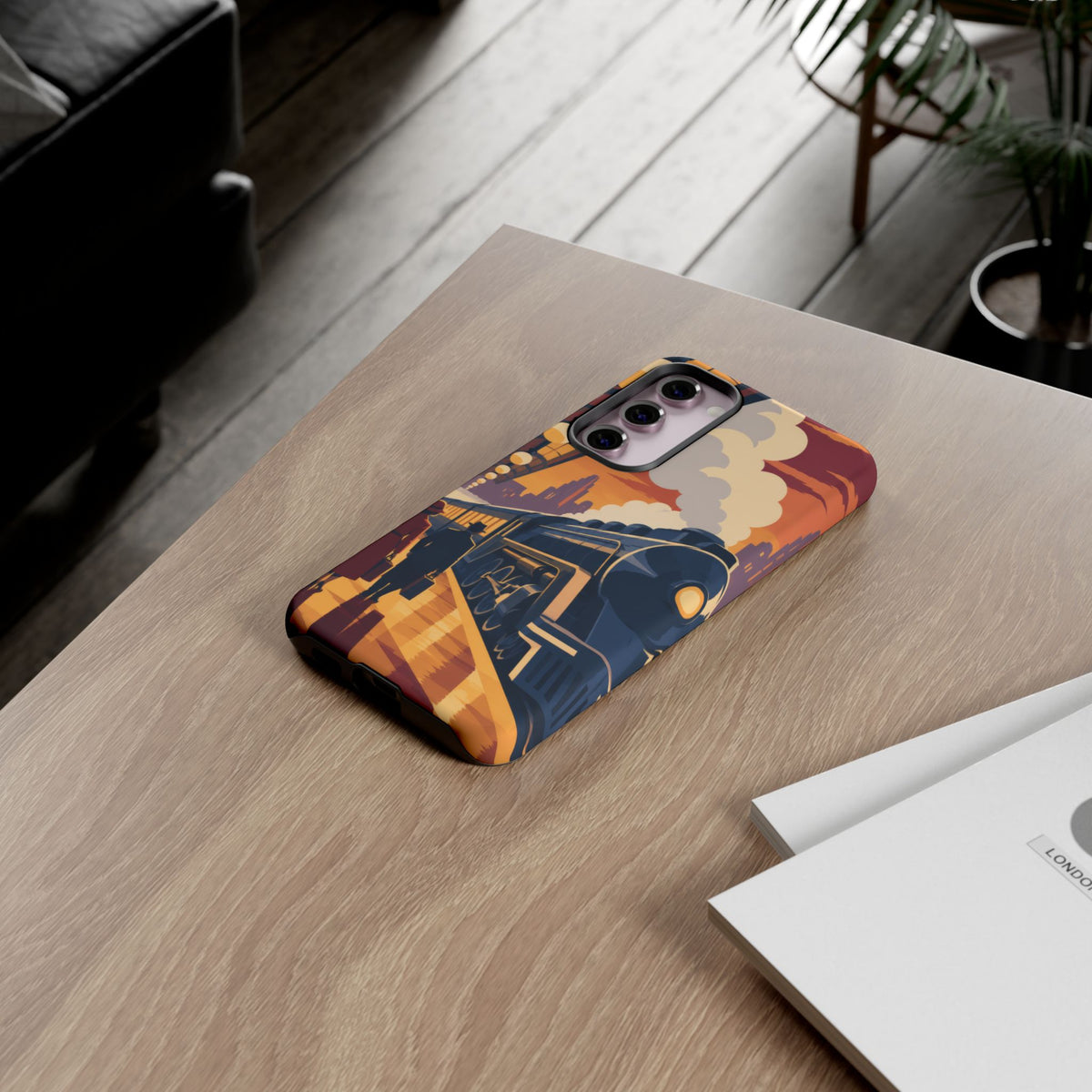 Travel by Train — Night Departure Samsung Galaxy Tough Case | train travel