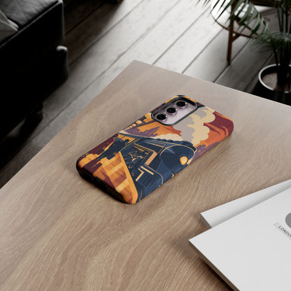 Travel by Train — Night Departure Samsung Galaxy Tough Case | train travel