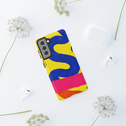 Offbeat Samsung Galaxy Tough Case | Abstract Color Block Art