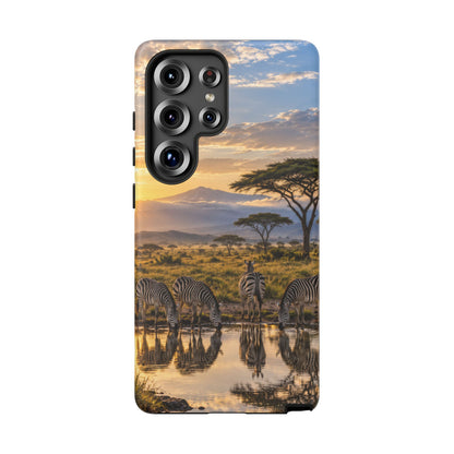 Zebra Water Mirror Samsung Galaxy Tough Case | zebra safari