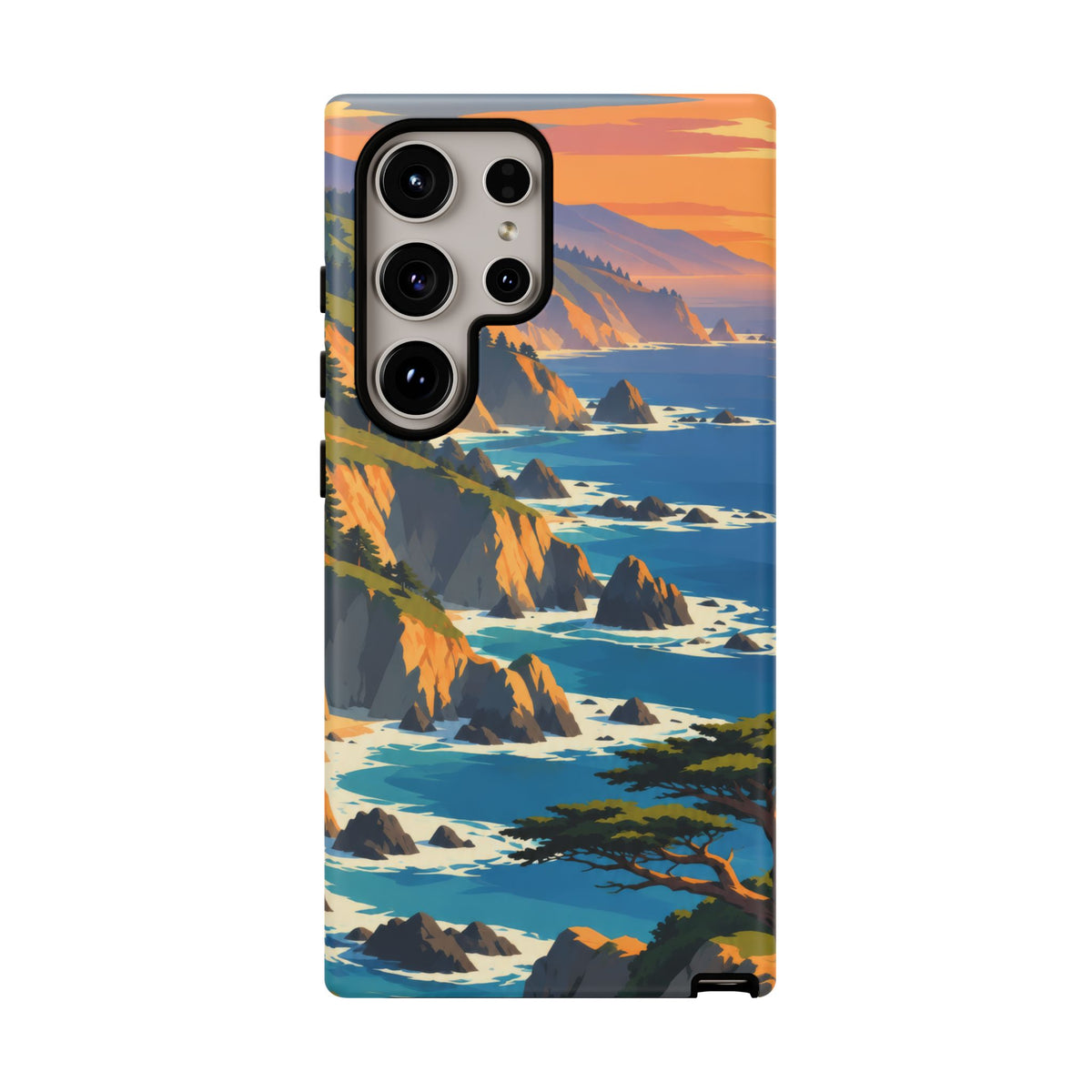 Big Sur — Cypress Coast Samsung Galaxy Tough Case