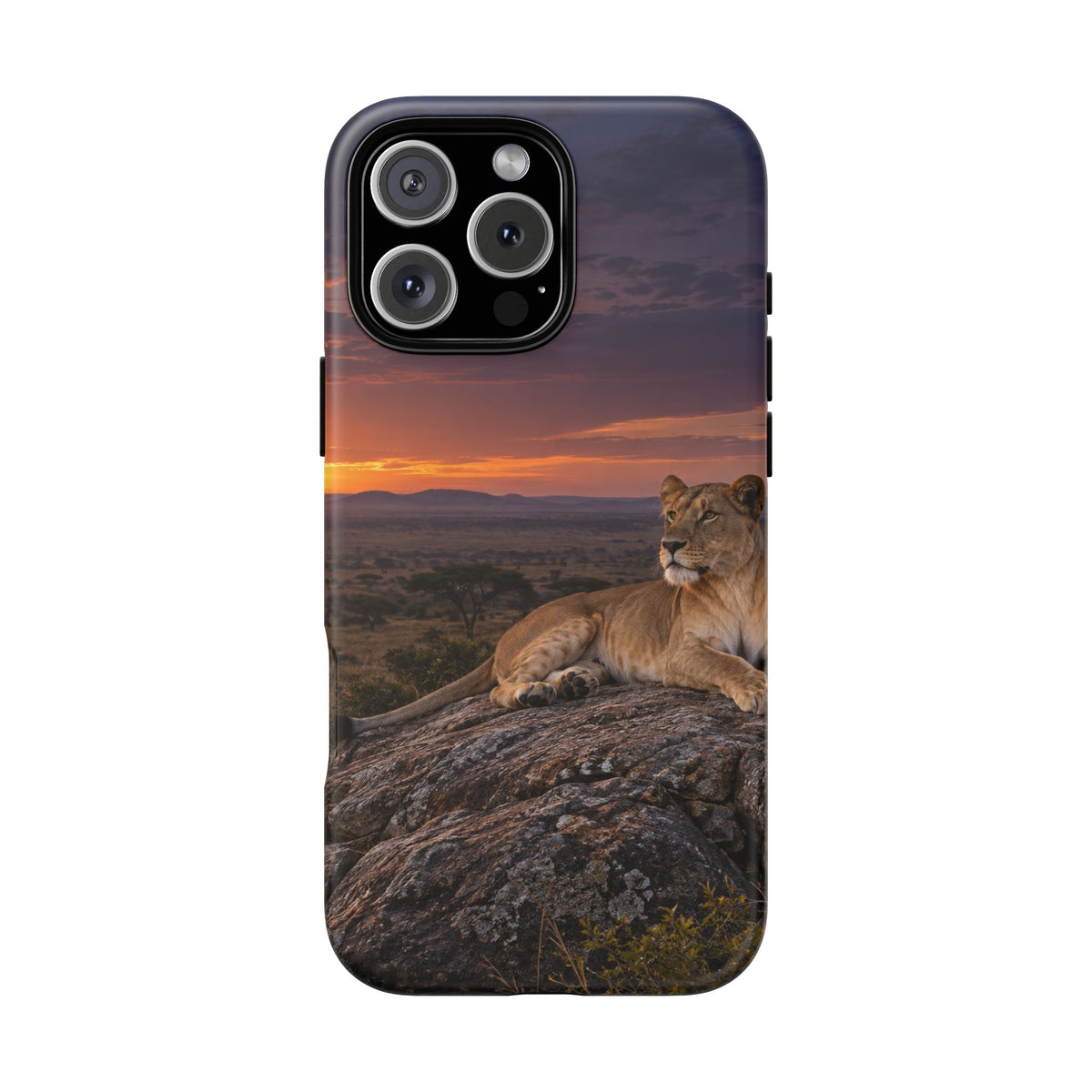 Lioness in the Blue Hour iPhone Tough Case