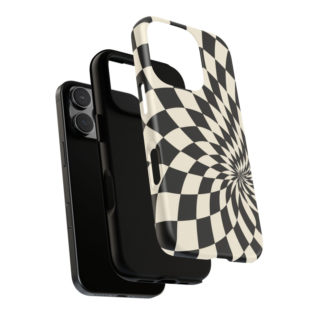 Twist Theory iPhone Tough Case | Optical Checkerboard