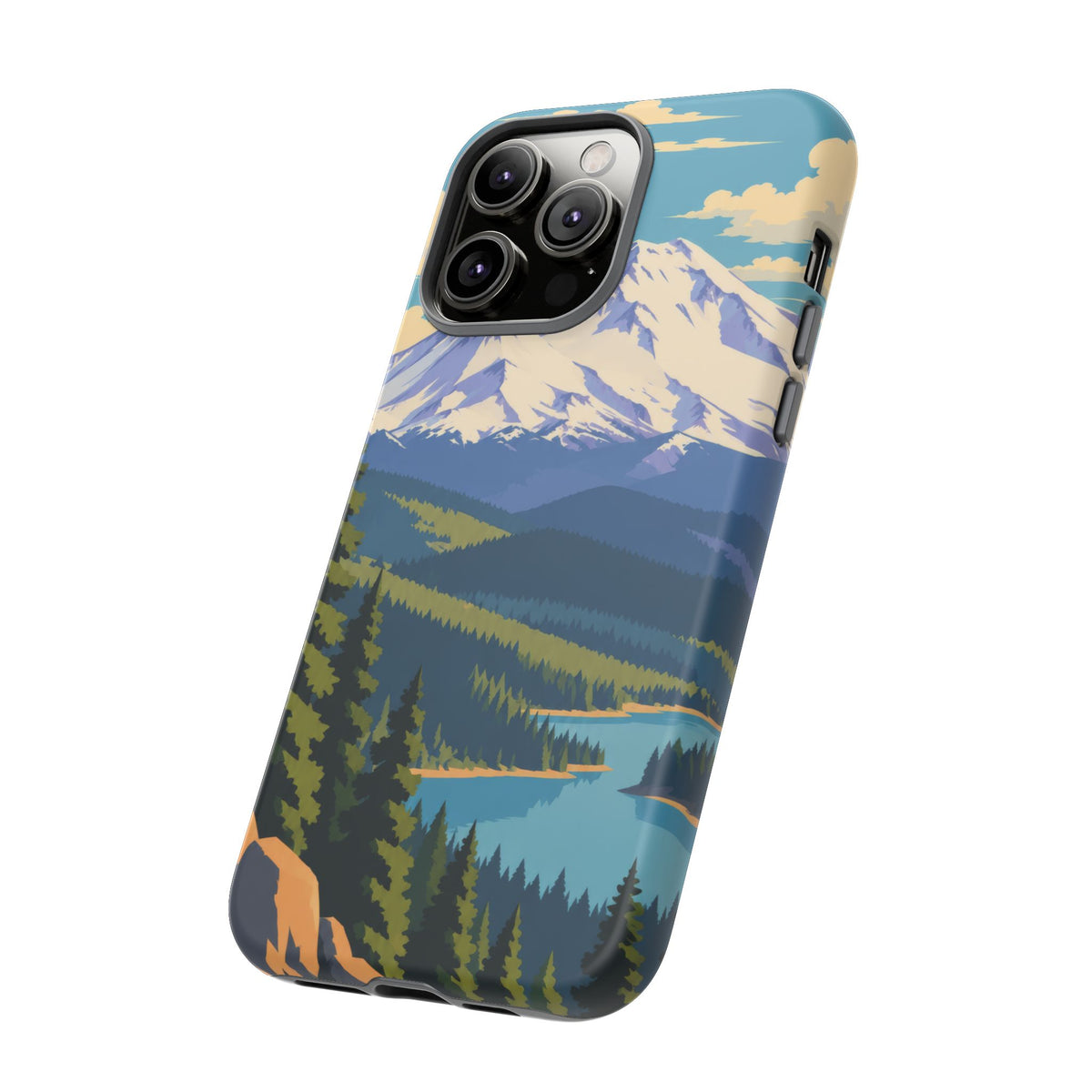Mount Shasta — Snowlight iPhone Tough Case
