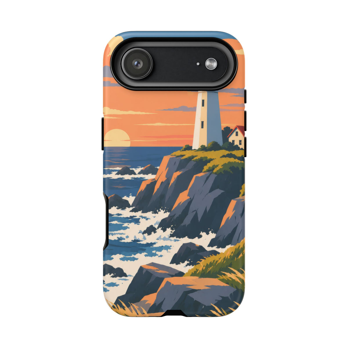 Lighthouse — Atlantic Beacon iPhone Tough Case