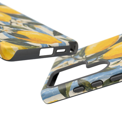 Riviera Lemons Samsung Galaxy Tough Case | lemon print