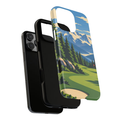 Mountain Golf — Alpine Fairway iPhone Tough Case