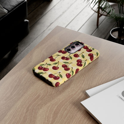 Cherry Gingham Samsung Galaxy Tough Case | Cherry Picnic
