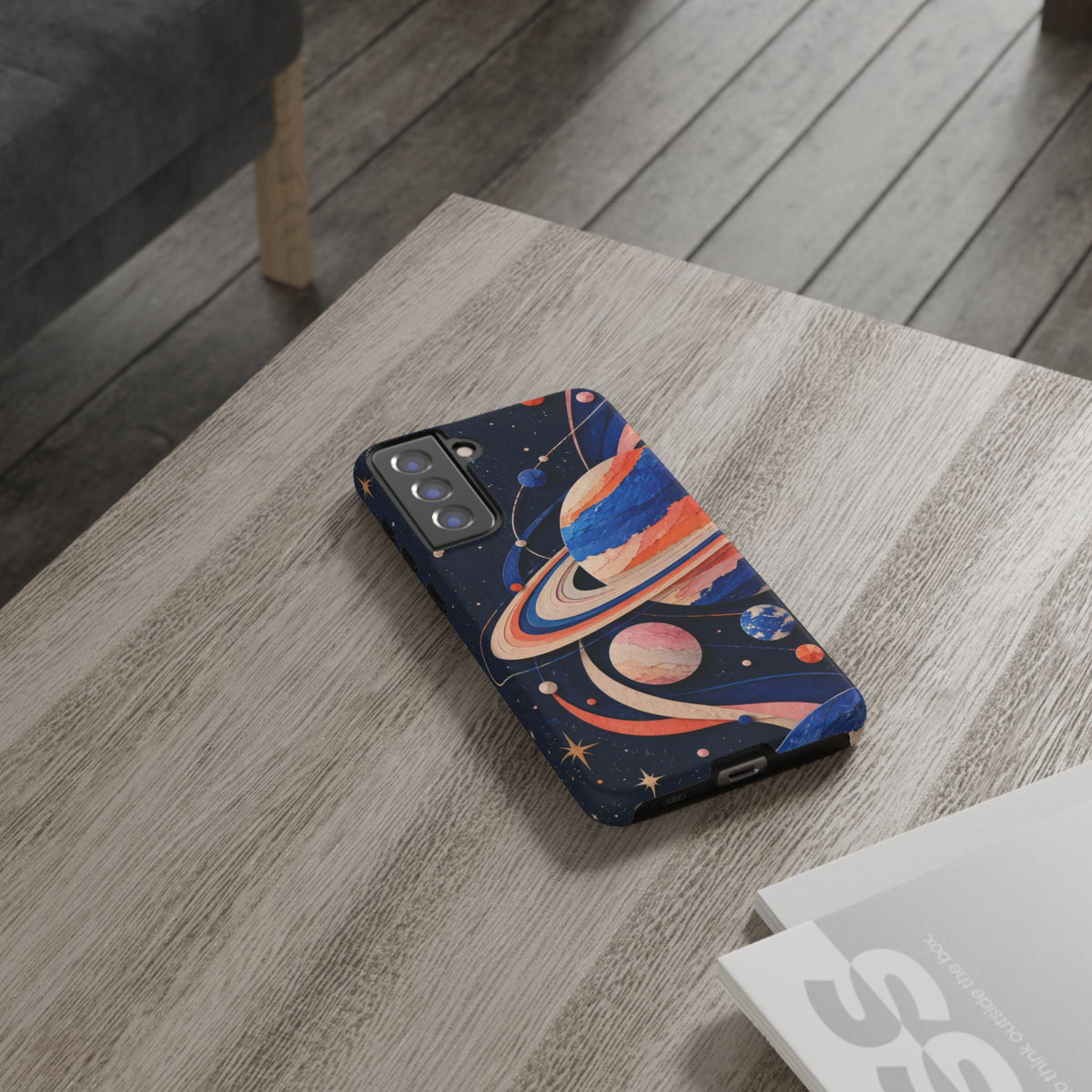 Cosmic Cut Paper Samsung Galaxy Tough Case | modern space