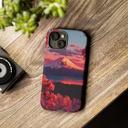 Fuji Rose Horizon iPhone Tough Phone Case