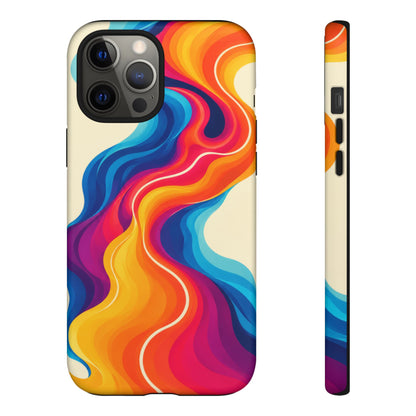 Electric Tide iPhone Tough Case | psychedelic wave