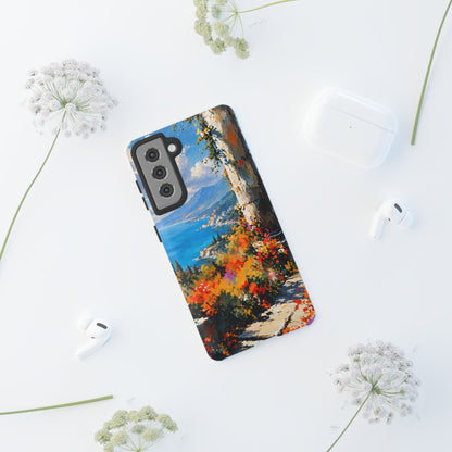 Azure Sanctuary Samsung Galaxy Tough Case | Painterly Coastal Landscape