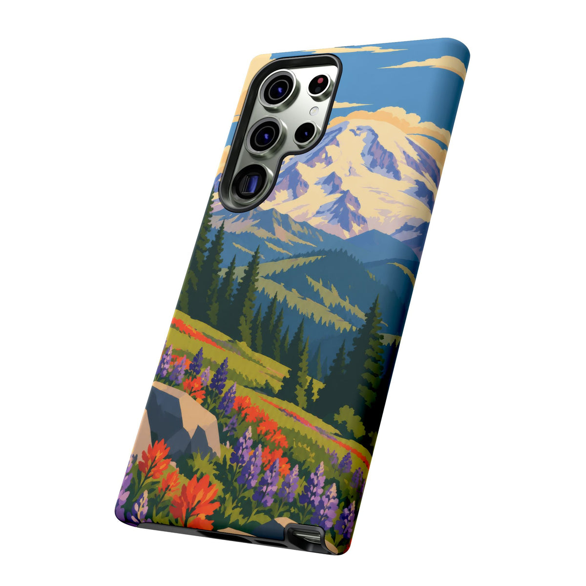 Mount Rainier — Meadow Radiance Samsung Galaxy Tough Case