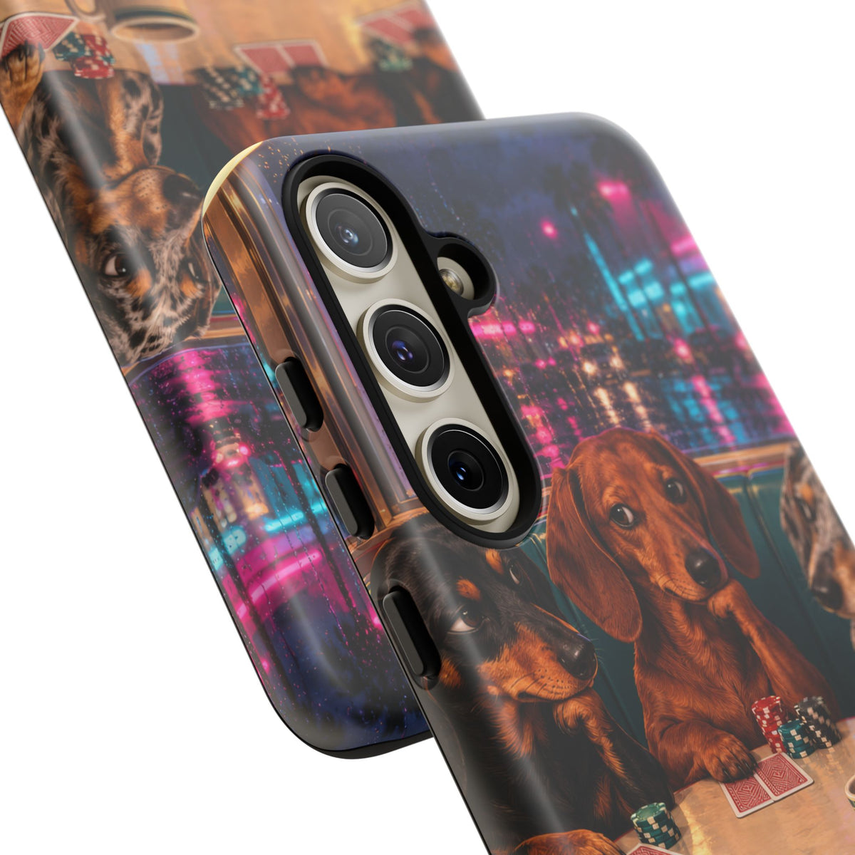 All-Night Aces Samsung Galaxy Tough Case | dachshund poker