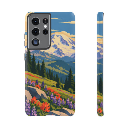 Mount Rainier — Meadow Radiance Samsung Galaxy Tough Case
