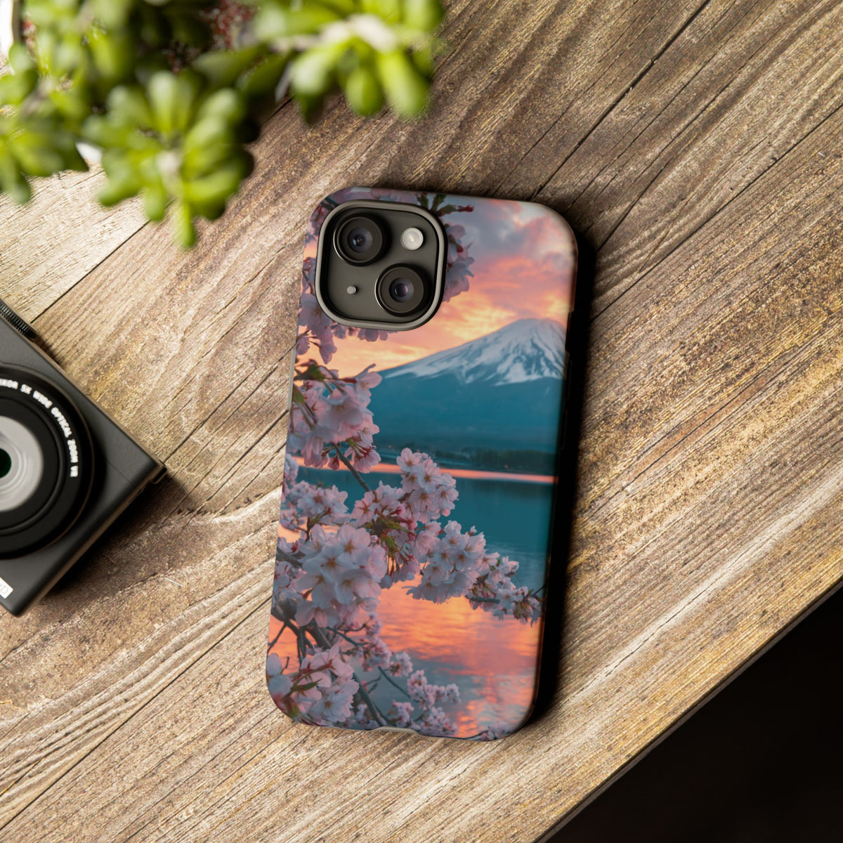 Fuji Petal Reflection iPhone Tough Phone Case