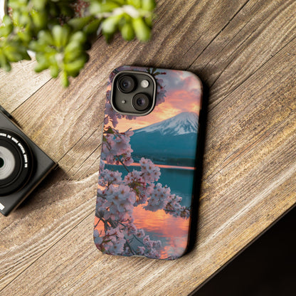 Fuji Petal Reflection iPhone Tough Phone Case