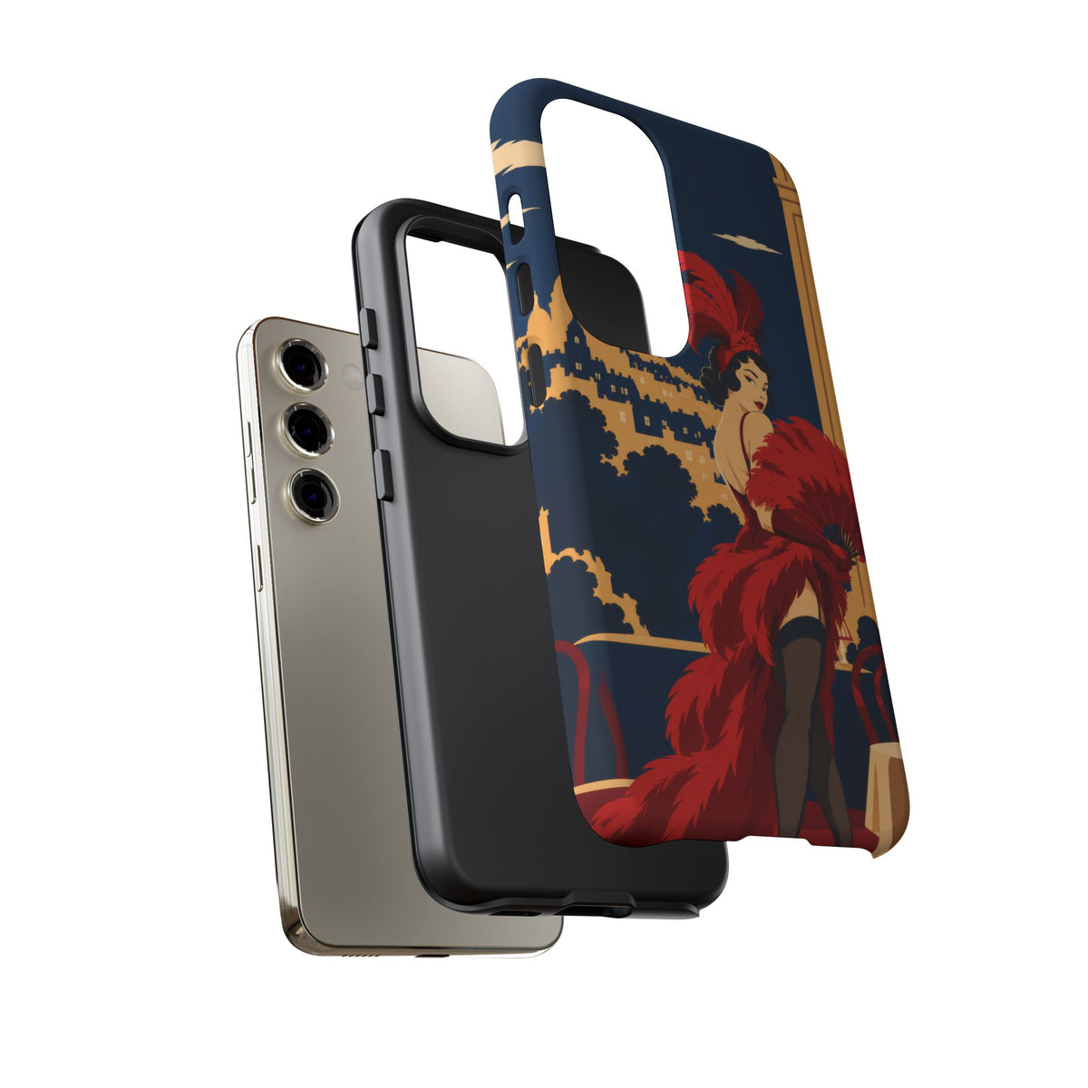Moulin Rouge Dancer — Velvet Encore Samsung Galaxy Tough Case | cabaret dancer