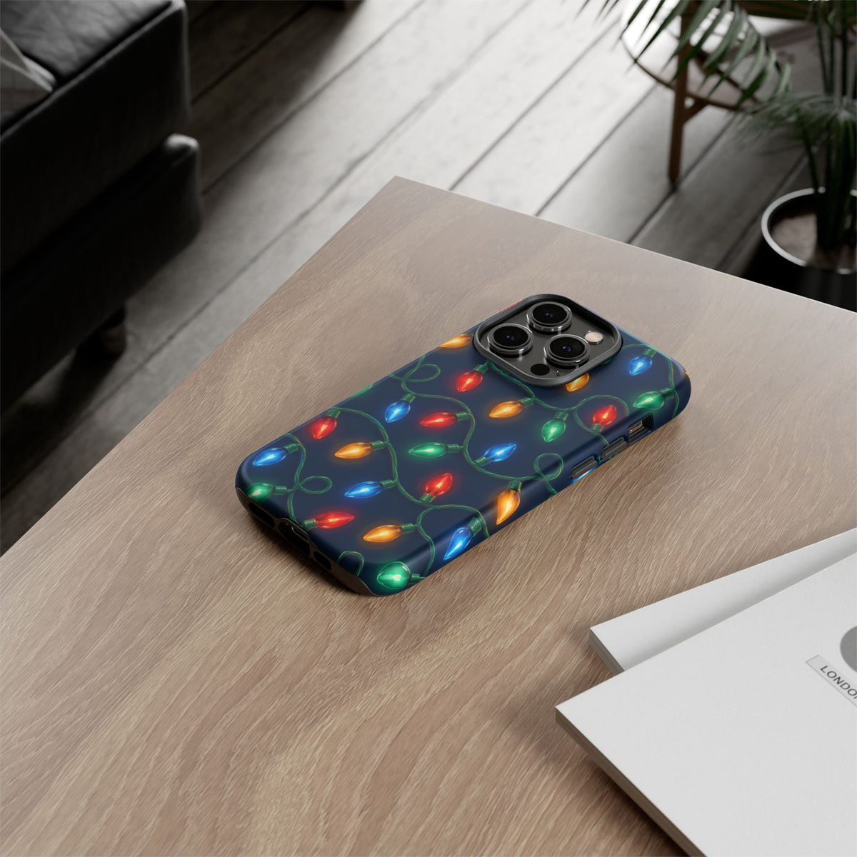 Twinkle After Dark iPhone Tough Case | christmas lights