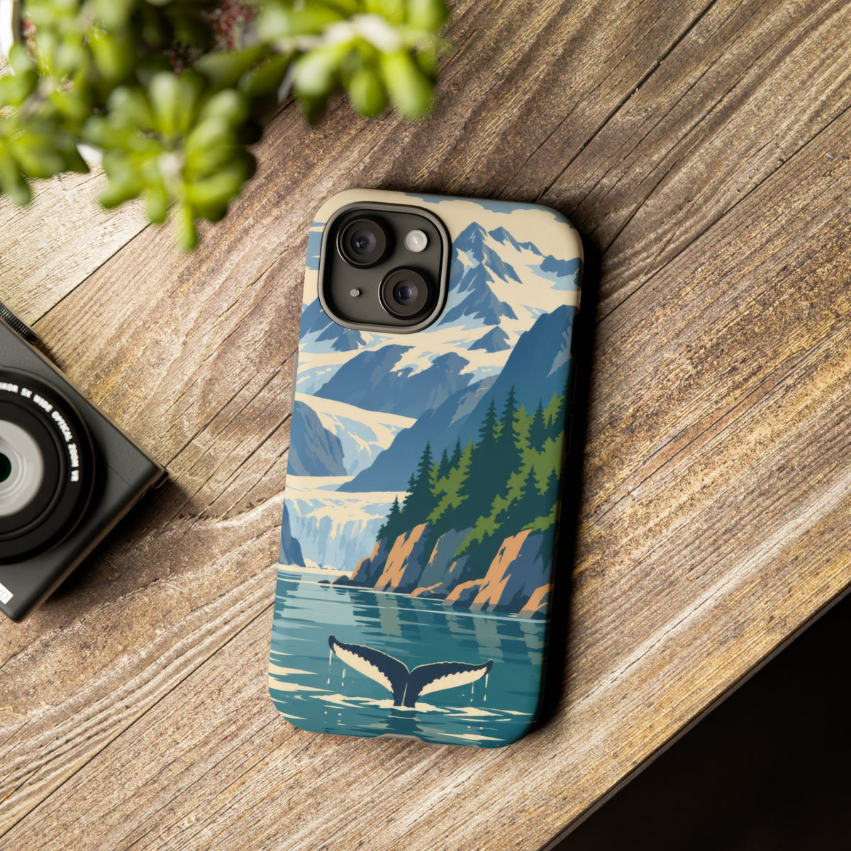 Glacier Bay — Fjord Silence iPhone Tough Case