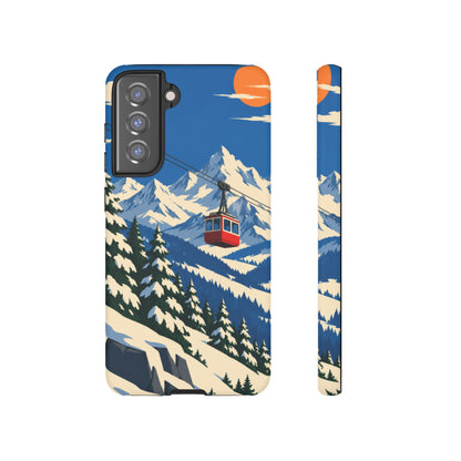 Swiss Skiing — Lift to the Sky Samsung Galaxy Tough Case
