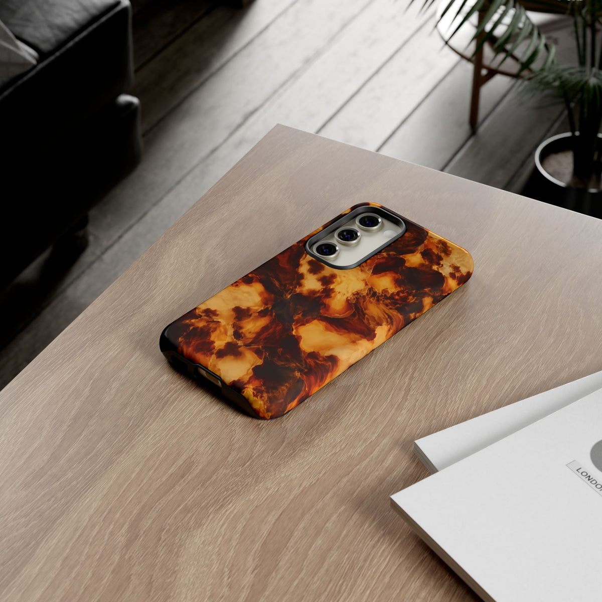 Amber Marble Samsung Galaxy Tough Case | Amber Mosaic