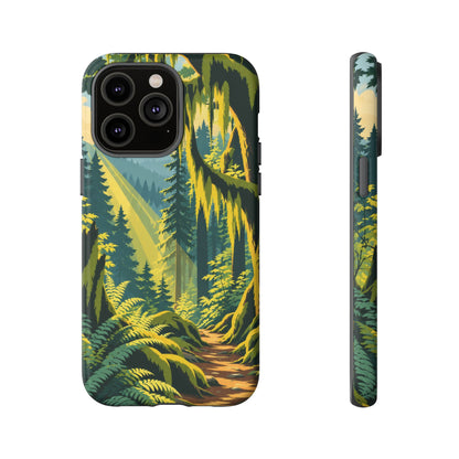 Hoh Rain Forest — Mosslight iPhone Tough Case