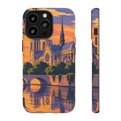 Notre Dame — Cathedral Twilight iPhone Tough Case