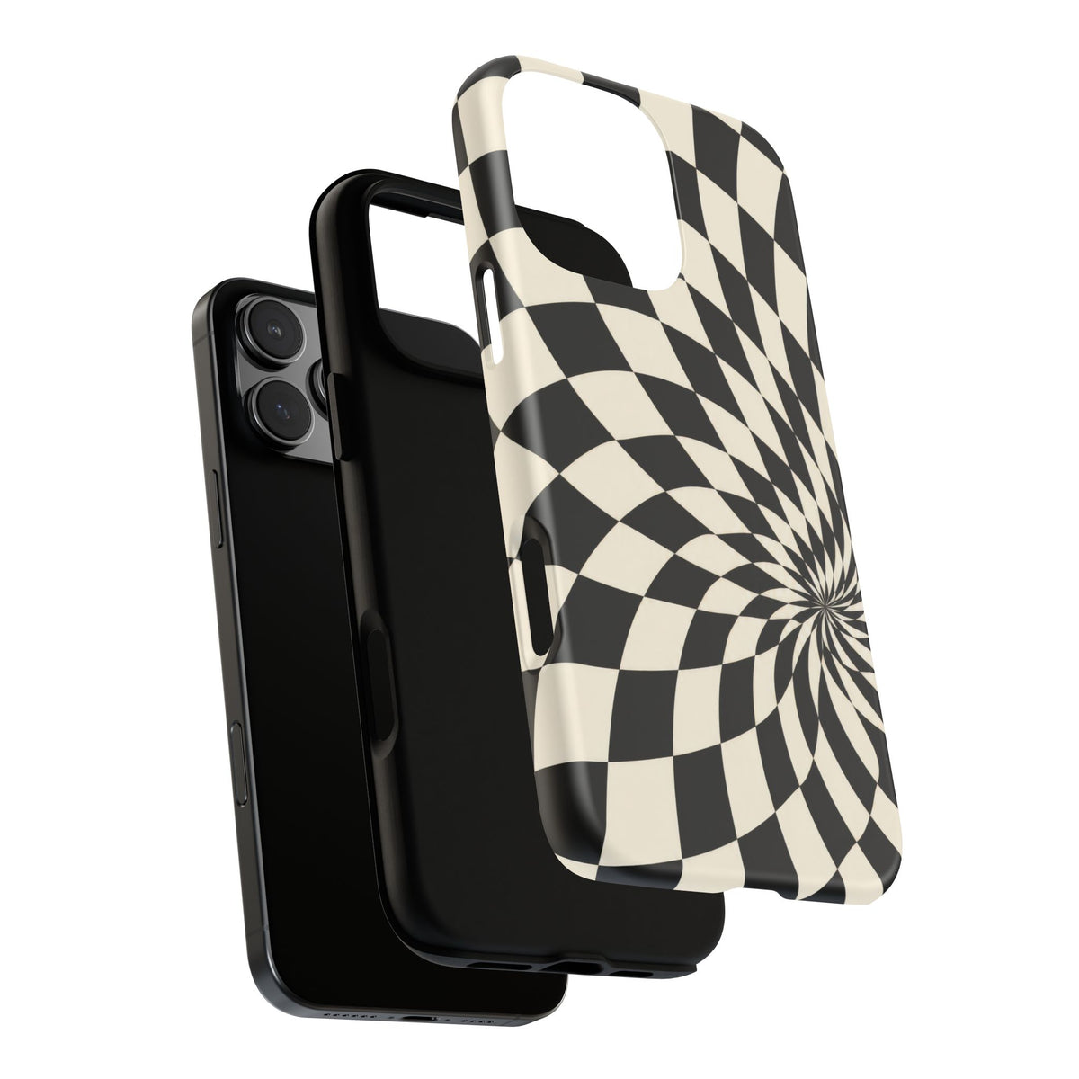 Twist Theory iPhone Tough Case | Optical Checkerboard