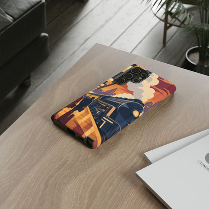Travel by Train — Night Departure Samsung Galaxy Tough Case | train travel