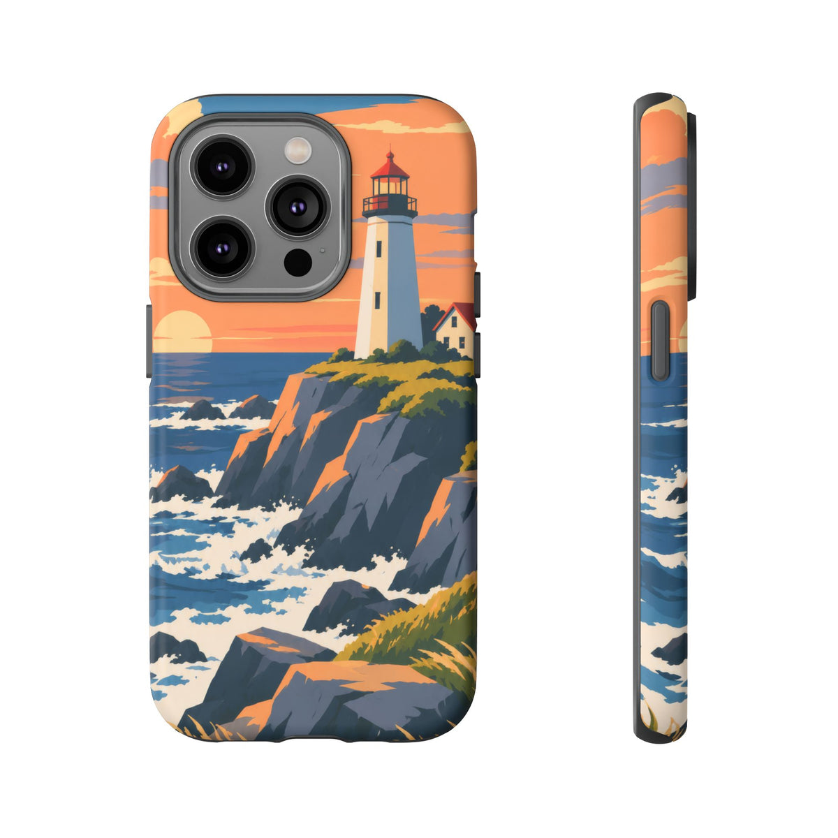 Lighthouse — Atlantic Beacon iPhone Tough Case