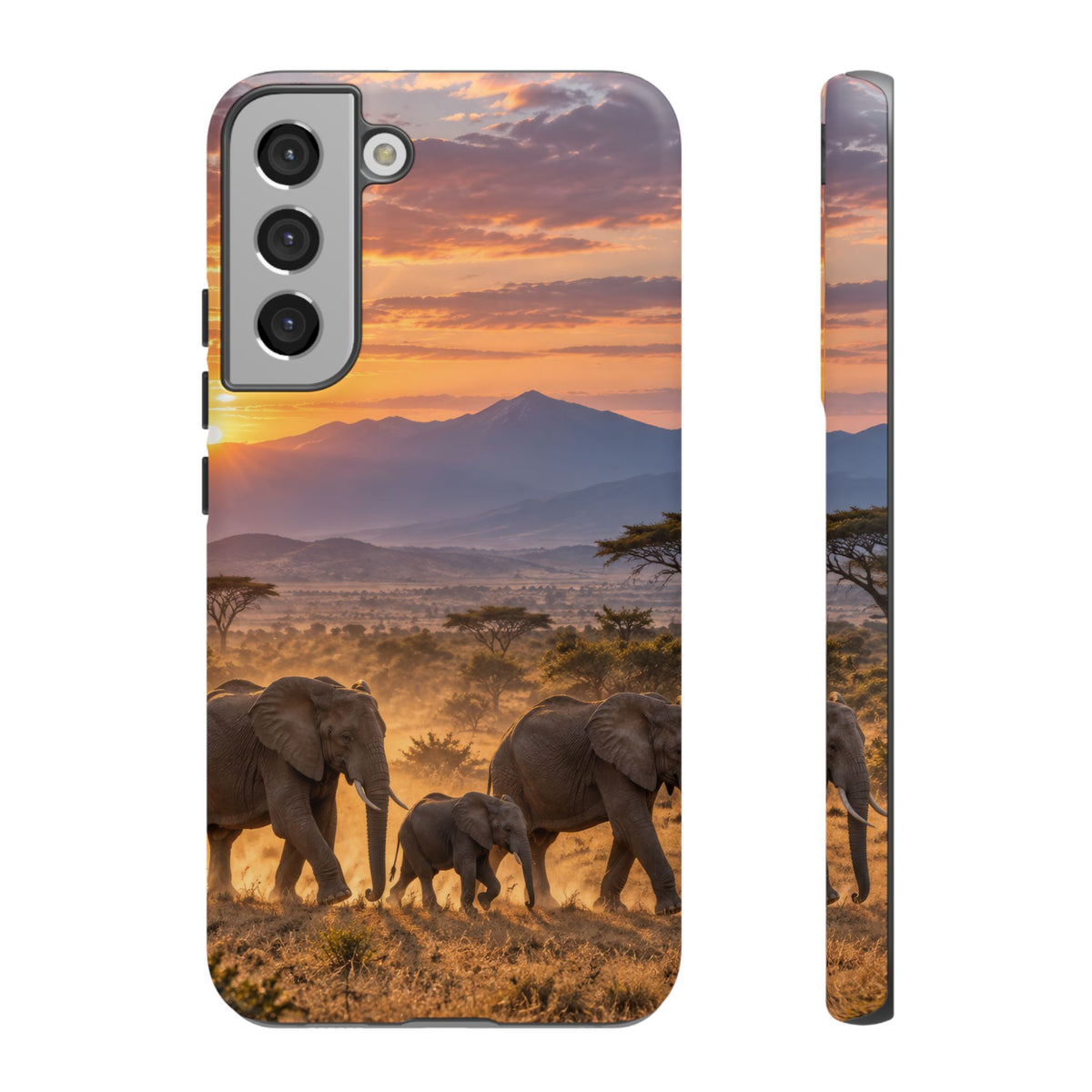 Elephants at First Light Samsung Galaxy Tough Case | african elephants