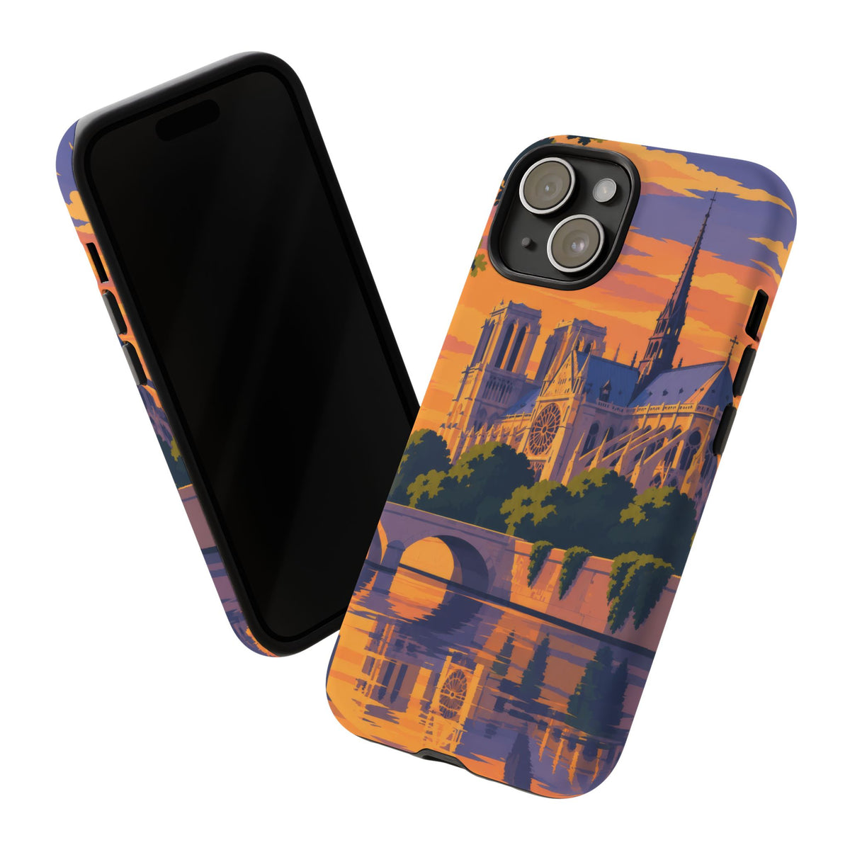 Notre Dame — Cathedral Twilight iPhone Tough Case