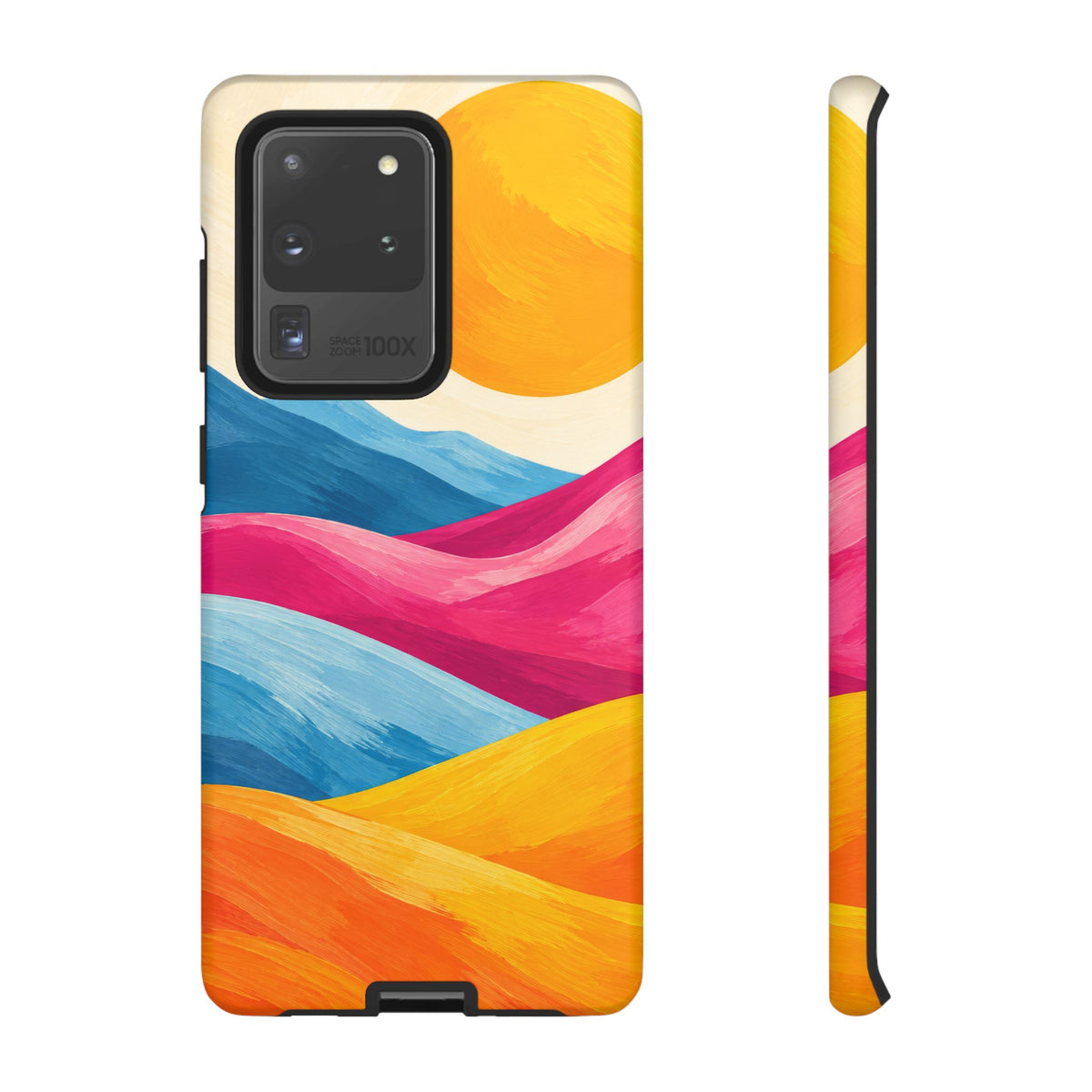 Golden Drift Samsung Galaxy Tough Case | colorful hills
