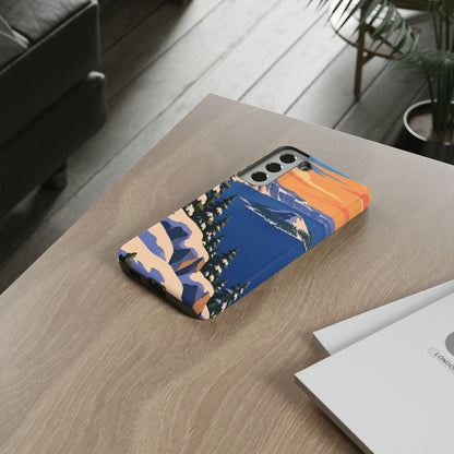 Crater Lake — Winter Caldera Samsung Galaxy Tough Case