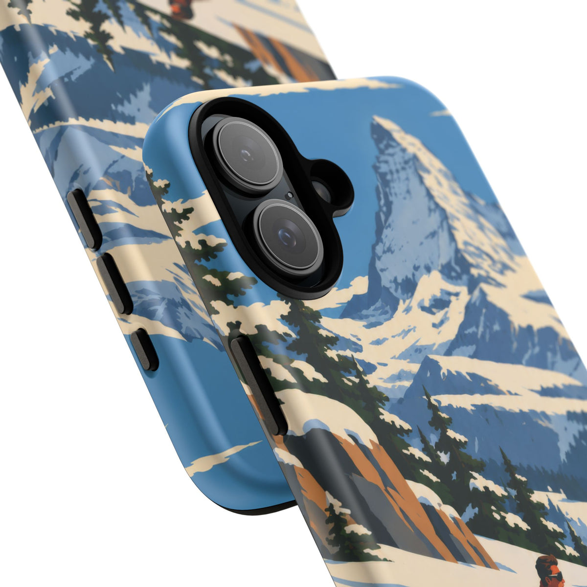 Swiss Skiing — Downhill Arc iPhone Tough Case