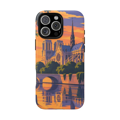 Notre Dame — Cathedral Twilight iPhone Tough Case