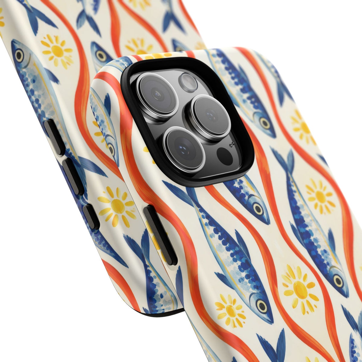 Sardine Social iPhone Tough Case | sardine print