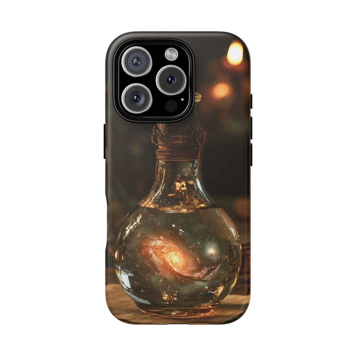 Bottled Cosmos iPhone Tough Case | Galaxy in an Antique Bottle