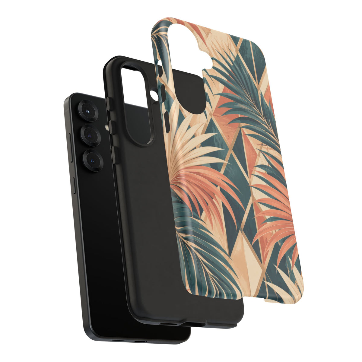 Coral Palm Pavilion Samsung Galaxy Tough Case | art deco